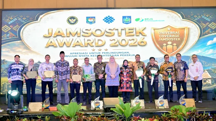Bank NTB Syariah Raih Jamsostek Award 2026, Perluas Perlindungan Pekerja Rentan di NTB